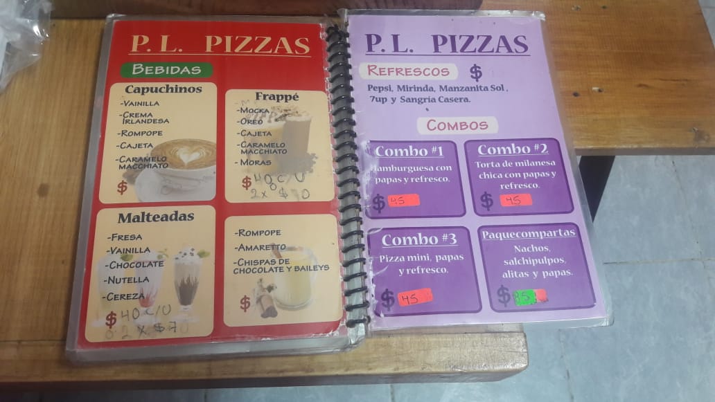 Carta de Pizzas Latinas — página 4